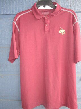 Columbia Golf polo XL Men's Shirt Sportwear Maroon -preowned used condition
